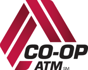 Red co-op ATM logo